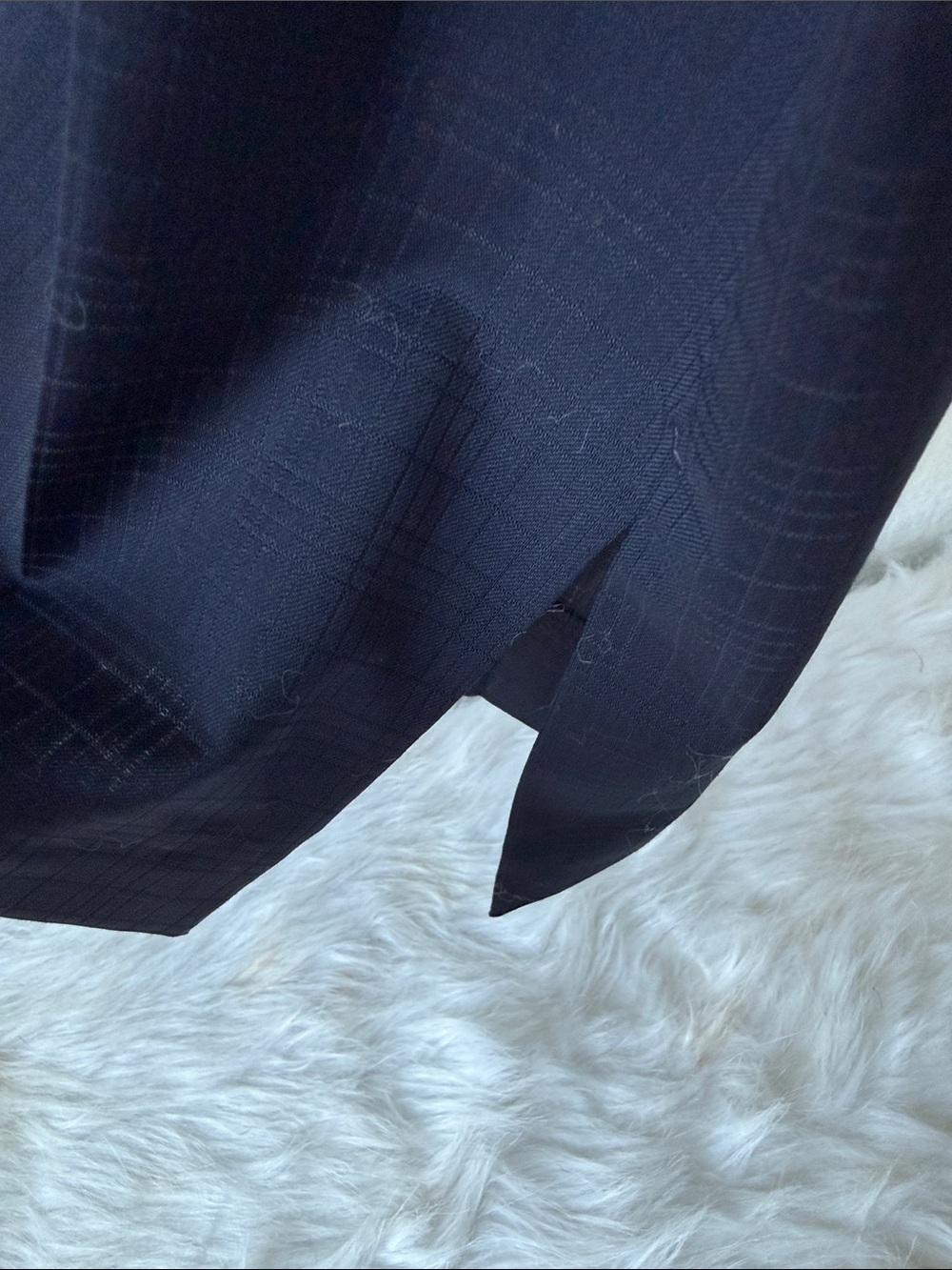 NWT BOSS Women's Navy Straight-Leg Dress Pants - Picture 8 of 9